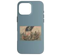 Japón Ukiyo-e dragón Dioses Fortuna Barco Ola mar Arte Kanji Carcasa para iPhone 16 Pro MAX
