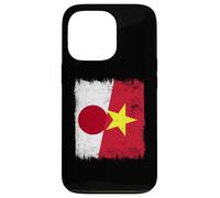 Japón Vietnam Media Bandera Japonesa Vietnamita Historia Carcasa para iPhone 13 Pro