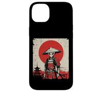 Japonés Alien Warrior Samurai Katana UFO Art Mujeres Hombres Niños Carcasa para iPhone 14 Plus
