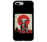 Japonés Alien Warrior Samurai Katana UFO Art Mujeres Hombres Niños Carcasa para iPhone 7 Plus/8 Plus