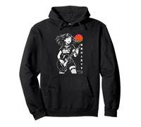 Japonés Anime Chica La música es la vida Guitarra eléctrica Punk Jap Sudadera con Capucha