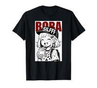 Japonés Anime Girl Boba Tea Japón Kawaii Niñas Mujeres Niños Camiseta