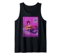 Japonés Anime Guitarra Chica - Japón Estética LoFi Camiseta sin Mangas