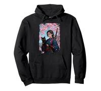 Japonés Anime Kawaii Samurai Niña Gato Negro Hombres Mujeres Niños Sudadera con Capucha