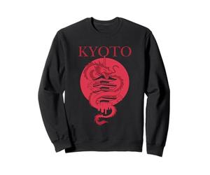 Japonés Antiguo Torre con Un Dragón Y Sol Kioto Japón Sudadera