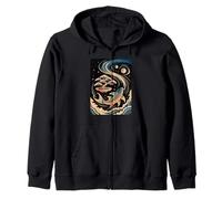 Japonés Árbol Bonsái Koi Suelo Interior Cultivar Bonsáis Sudadera con Capucha