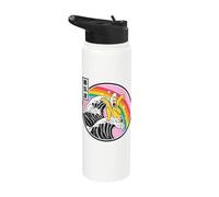 Japonés Banana Great Wave Kawaii Retro Rainbow Anime Stainless Steel Insulated Water Bottle
