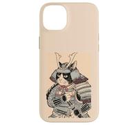 Japonés Cat Samurai Armor Warrior Ukiyo-e Hombres Mujeres Niños Carcasa para iPhone 14 Plus
