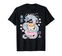 Japonés Dragon Kawaii Ballet Ballerina Lindo Anime Amante Camiseta