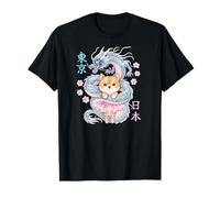 Japonés Dragon Kawaii Ballet Ballerina Lindo Anime Amante Camiseta