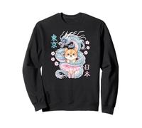 Japonés Dragon Kawaii Ballet Ballerina Lindo Anime Amante Sudadera