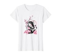 Japonés Estética Dragón Tokio Japón Manga Anime Asiático 80's Camiseta gráfica económica, Mujer, Blanco, L