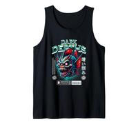 Japonés Estética Vaporwave Triste Eboy Urban Monster Fish Camiseta sin Mangas