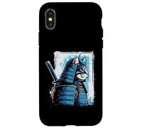 Japonés Gato Guerrero Samurai Ukiyo-e Arte Hombres Niños Niños Mujeres Carcasa para iPhone X/XS