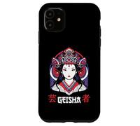 Japonés Geisha Chica Japón Arte Carcasa para iPhone 11