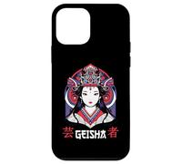 Japonés Geisha Chica Japón Arte Carcasa para iPhone 12 Mini