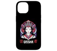 Japonés Geisha Chica Japón Arte Carcasa para iPhone 14