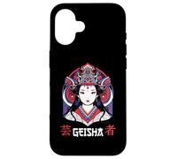 Japonés Geisha Chica Japón Arte Carcasa para iPhone 16