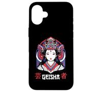 Japonés Geisha Chica Japón Arte Carcasa para iPhone 16 Plus