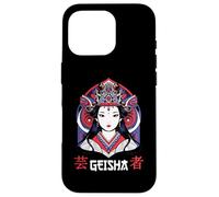 Japonés Geisha Chica Japón Arte Carcasa para iPhone 16 Pro