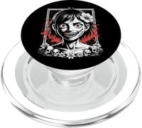 Japonés Goth Espeluznante EMO Y2K Japón Horror Anime Manga PopSockets PopGrip para MagSafe