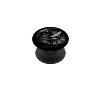 Japonés Grulla Pagoda Sakura Monte Fuji Luna Arte Zen PopSockets PopGrip Adhesivo