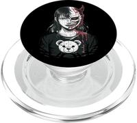 Japonés Horror Anime Manga Y2K Hannya Oni Máscara Chica Gótica PopSockets PopGrip para MagSafe