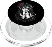 Japonés Horror Anime Manga Y2K Hannya Oni Máscara Chica Gótica PopSockets PopGrip para MagSafe