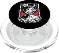 Japonés Horror Anime Manga Y2K Hannya Oni Máscara Chica Gótica PopSockets PopGrip para MagSafe