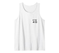 Japonés I Can Do All Design Front and Back Print Christian Camiseta sin Mangas