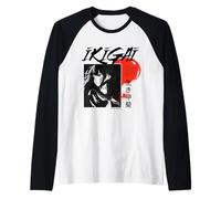 Japonés Ikigai Concept Anime Art Camiseta Manga Raglan