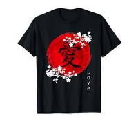 Japonés Kanji Love Sakura Cherry Blossom Camiseta