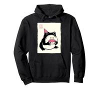 Japonés Kawaii Feliz Cumpleaños Rana Gruñona Divertido Cumpleaños Sudadera con Capucha