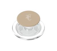 Japonés Koi Pez Lotus Flor Zen Line Art PopSockets PopGrip para MagSafe