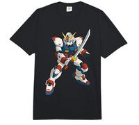 Japonés Mecha Robot Samurai Guerrero Manga Arte Anime Comfort Colors Adult Heavyweight T-Shirt
