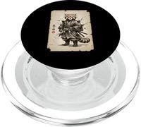 Japonés Panda Rojo Katana Samurai Cultura Ukiyo-e Arte PopSockets PopGrip para MagSafe
