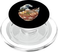 Japonés Ramen Bowl Ocean Kanagawa Wave Anime Food Noodle PopSockets PopGrip para MagSafe