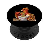Japonés Ramen Phoenix Kawaii Anime Comida Asiática Fideos Otaku PopSockets PopGrip Adhesivo