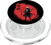 Japonés Retro Samurai Guerrero en Harajuku Ropa estética PopSockets PopGrip para MagSafe
