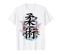 Japonés Sakura Flor Jardín Zen Montaña Fuji Jiu Jitsu Camiseta
