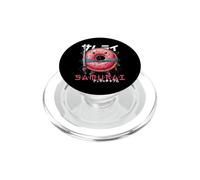 Japonés Samurai Donut Guerrero Ukiyo Donut Samurai PopSockets PopGrip para MagSafe