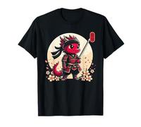 Japonés Samurai Ninja Dragón Tatuaje Arte japonés Kawaii Camiseta