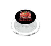 Japonés Samurai Tomate Guerrero Ukiyo Sensei Samurai PopSockets PopGrip para MagSafe