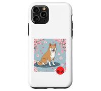 Japonés Shiba Inu Sakura Cerezo Flores Kanji Carcasa para iPhone 11 Pro