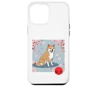 Japonés Shiba Inu Sakura Cerezo Flores Kanji Carcasa para iPhone 12 Pro MAX
