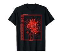 Japonés Spider Lily Flor Amante Anime Estética Manga Camiseta