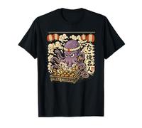Japonés Takoyaki Maestro Pulpo Chef Street Food Ukiyo-e Camiseta