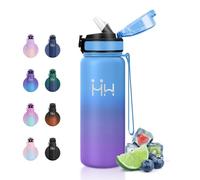 JAPORIA Botella Agua Acero Inoxidable 750ml, Botella Termica con Pajita, Doble Pared, Cantimplora Termica sin BPA, a Prueba de Fugas, Thermos para Gimnasio, Senderismo, Colegio y Viaje