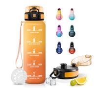 JAPORIA Botella de Agua 500ml, Cantimplora con Filtro, Reutilizable, a Prueba de Fugas, para Bebidas Carbonatadas, Bicicleta, Gimnasio