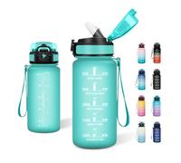 JAPORIA Botella de Agua Niños 500ml, Cantimplora Infantil con Pajita, a Prueba de Fugas, Con Cierre de Seguridad, Fácil de Limpiar, Ideal para Colegio, Parque, Actividades Infantiles, Bicicleta, Yoga